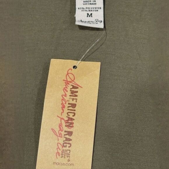 American Rag Women's Dusty Olive Green Racerback Tank Top - Picture 14 of 14